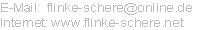 E-Mail:  flinke-schere@online.de
Internet: www.flinke-schere.net